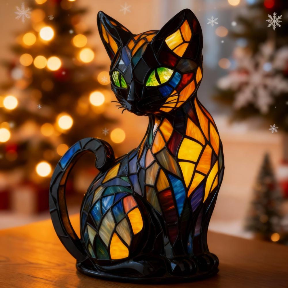 Ta urocza lampka w kształcie kota wprowadzi do każdego pomieszczenia ciepłą atmosferę swoim mruczeniem.