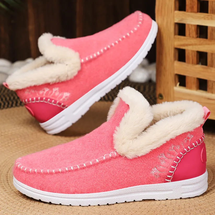 Miękkie i wygodne wysokiej klasy damskie buty z wysokiej jakości kaszmiru — wsparcie łuku stopy, łatwiejsze chodzenie!🔥70% zniżki dziś – nie przegap tej okazji