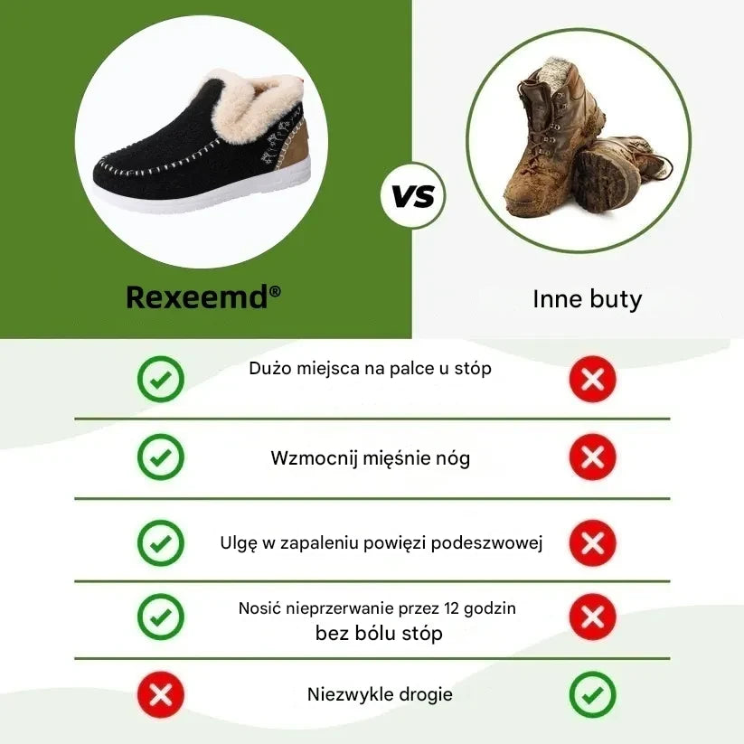 Miękkie i wygodne wysokiej klasy damskie buty z wysokiej jakości kaszmiru — wsparcie łuku stopy, łatwiejsze chodzenie!🔥70% zniżki dziś – nie przegap tej okazji