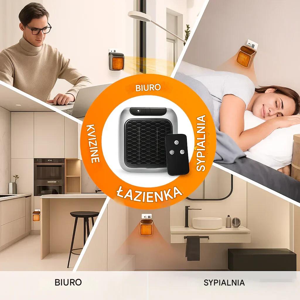 Z grzałką LOMO już nigdy nie będziesz marnować pieniędzy na ogrzewanie – twój pokój rozgrzeje się w kilka sekund 🔥 Drugi egzemplarz za połowę ceny!