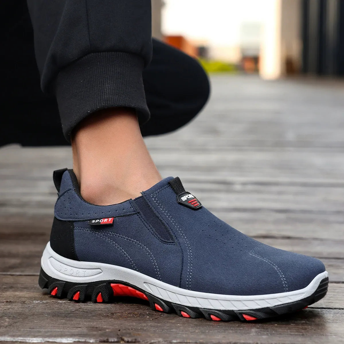 Wodoodporne i wygodne buty ortopedyczne dla mężczyzn, odpowiednie do chodzenia i trekkingu (odpowiednie dla wszystkich płci).