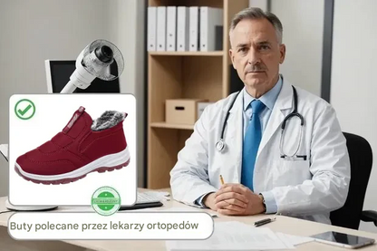 ⚡Ograniczona zniżka 50% — Ergonomiczne buty ortopedyczne z futerkową wyściółką, łagodzą bóle stóp, pleców i stawów, unisex