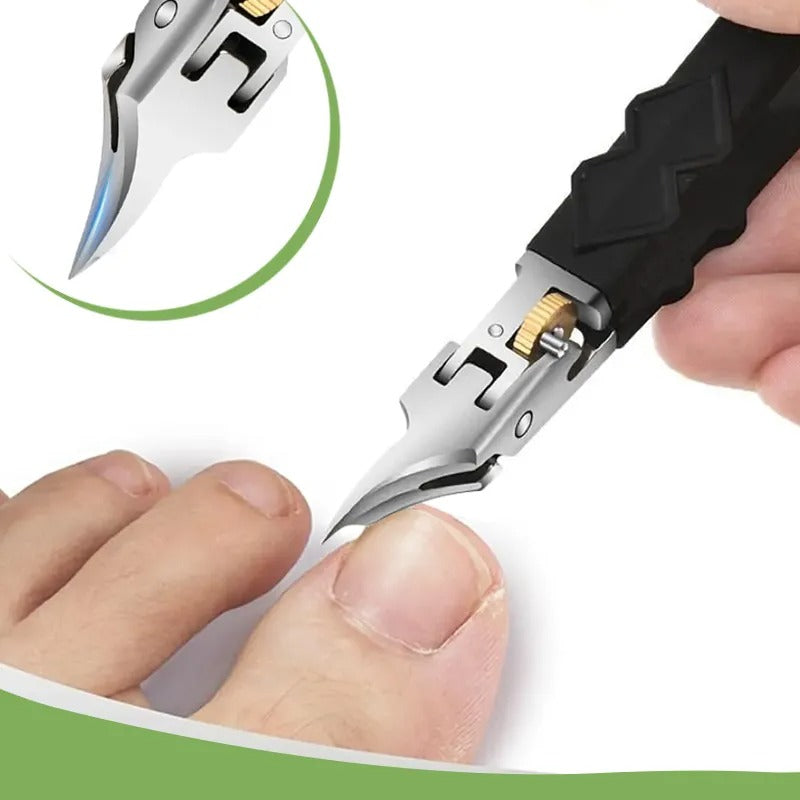 Cążki do paznokci zaprojektowane przez podologa – bezpiecznie i łatwo radzą sobie z wrastającymi, zgrubiałymi oraz zainfekowanymi grzybicą paznokciami.