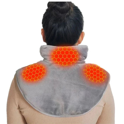 Podgrzewana poduszka masująca na ramiona i szyję 2025 – skutecznie łagodzi ból karku i ramion 🔥 Drugi egzemplarz za połowę ceny!